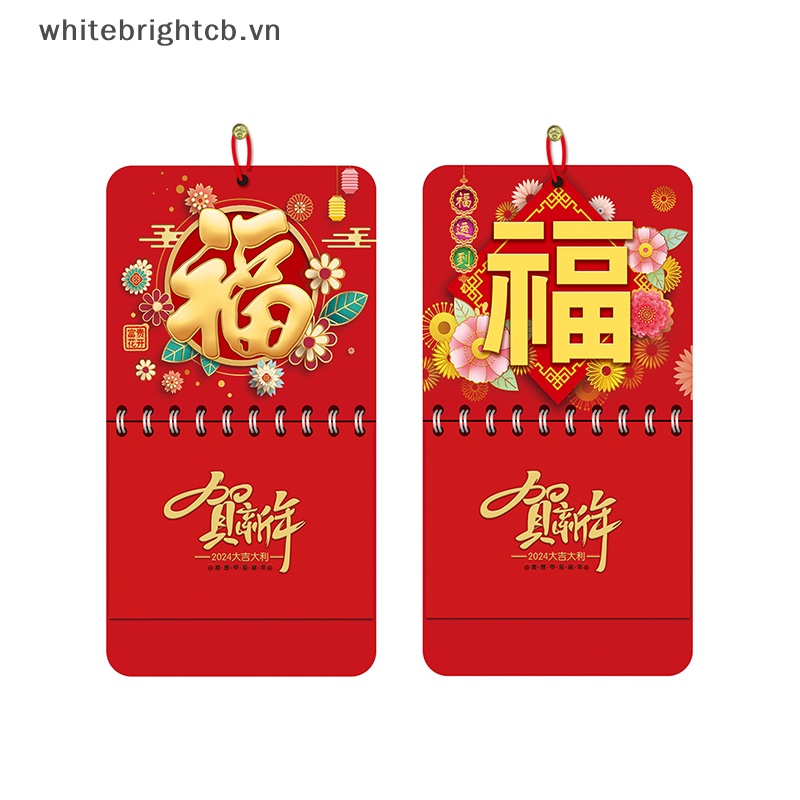 Lịch Năm Mới 2024 mini Để Bàn Trang Trí