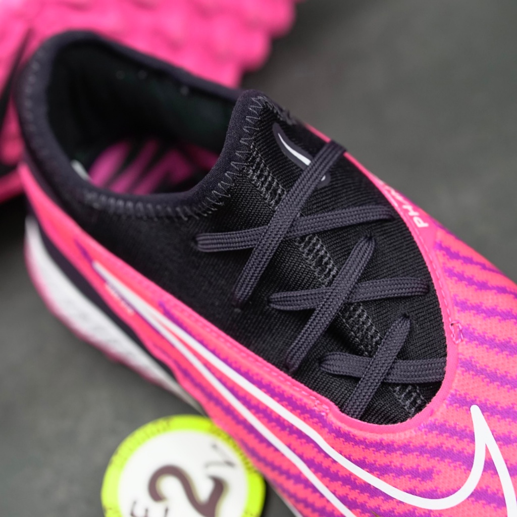 Giày bóng đá Phantom GX Pro Đen Hồng, giày đá banh cỏ nhân tạo nam đã khâu đế - 2EVSHOP