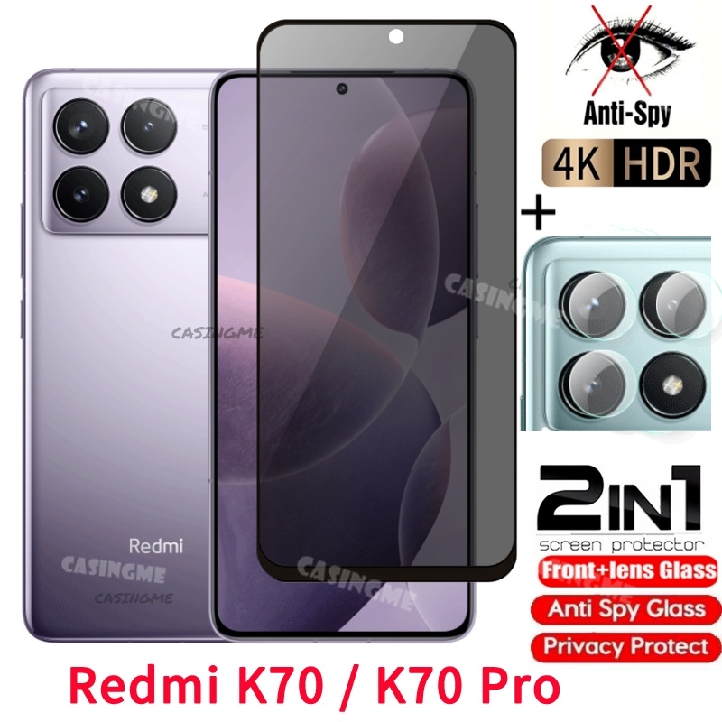 Kính Cường Lực Bảo Vệ Màn Hình Chống Nhìn Trộm Cho redmi k70 k70pro redmi k70e k70 k 70 redmik70 70k