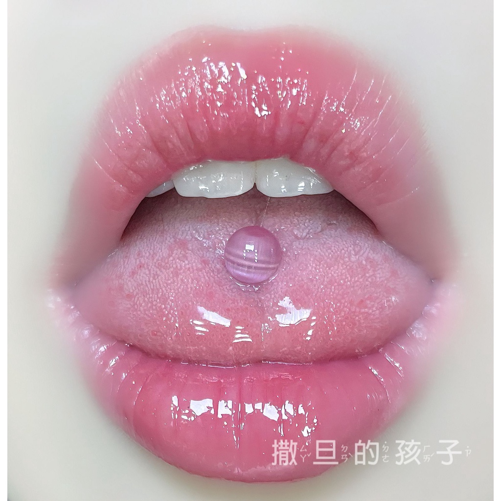 Nhẫn Bằng Thép Titan Trong Mờ Trang Trí Móng Tay / Mũi / Chai Rượu