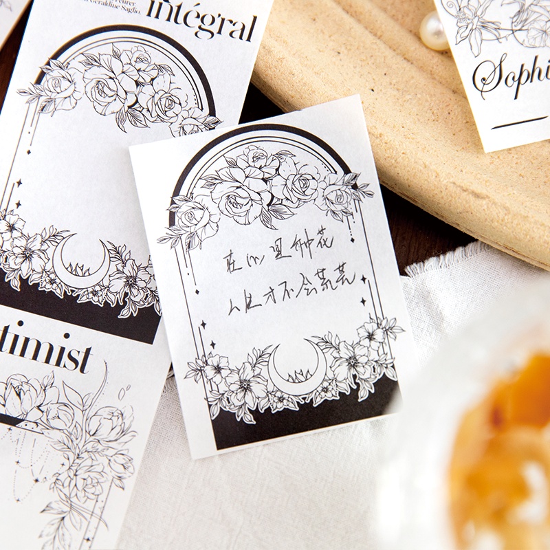 Bộ Băng Keo washi 60mm * 2M  Sổ Lưu Niệm Phong Cách ins