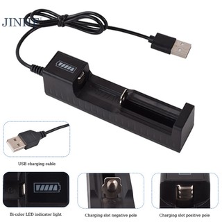 Jinf bộ sạc pin lithium 18650 26650 3.7v-4.2v cổng usb đơn thông minh