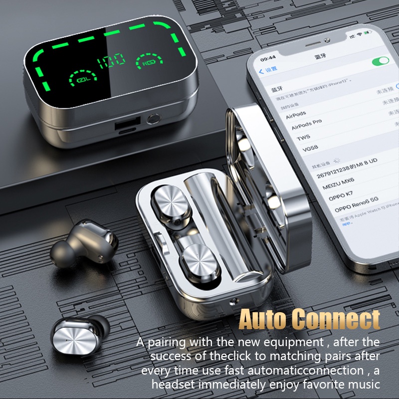 Hx Tai Nghe Nhét Tai bluetooth 5.3 hifi tws yd05 2023 Có mic