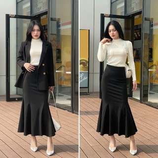 Chân váy đuôi cá dáng dài chất Umi cao cấp Lachi CV80