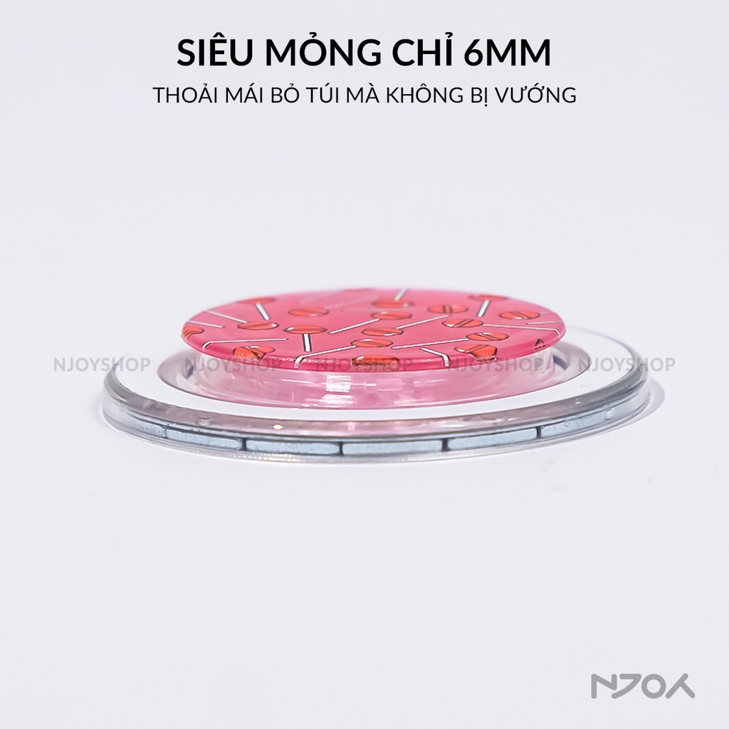 Popsocket Giá Đỡ Điện Thoại Hỗ Trợ Nam Châm Từ Tính Magsafe Hình Graffiti Cho Điện Thoại iPhone Samsung PawGrip Njoyshop