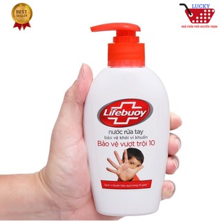 Nước rửa tay chai Lifebuoy bảo vệ vượt trội 180g/450ml