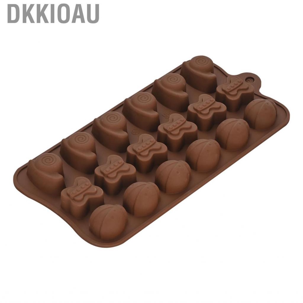 Dkkioau Chocolate Candy Mold Cute Silicone Baking Reusable for Ice Cube Jelly Pudding