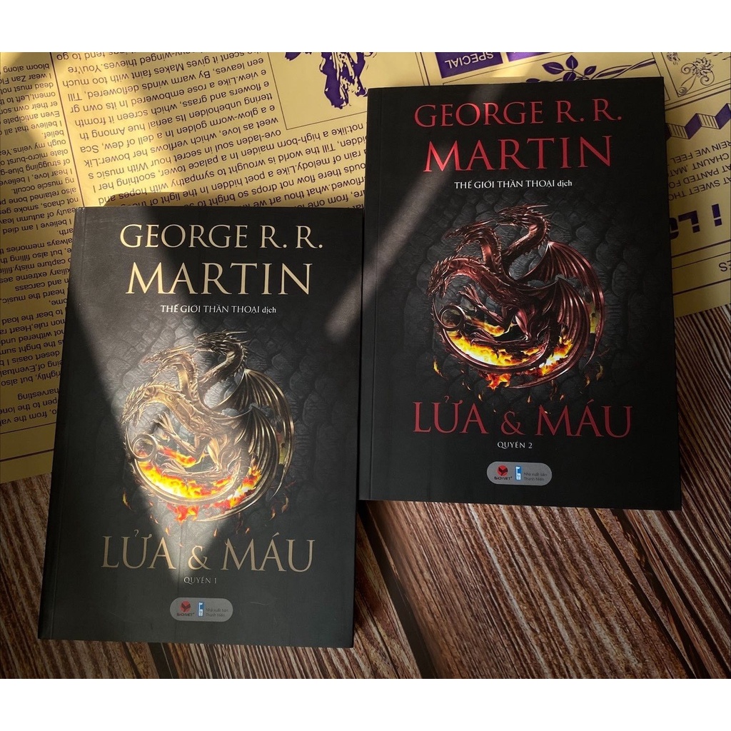 Sách Lửa Và Máu  - George R.R Martin  - Bản Quyền