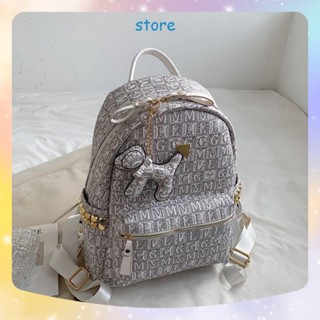 Balo da chữ GML nam nữ cao cấp kèm  móc cún treo size 40 hàng mẫu mới