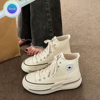 Bonnie cathy Giày Vải canvas Cổ Cao Đế Mềm Gọn Nhẹ Thoáng Khí Thời Trang Cho Nữ