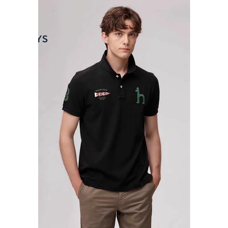 Bán Hot Hazzys Hazzys Mùa Hè Nam Tay Ngắn Nhiều Màu Sắc polo Thời Trang Áo Thun 1223