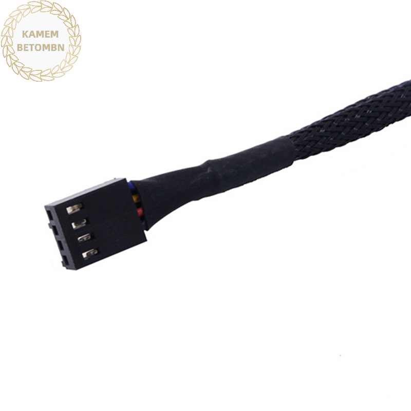 Dây Cáp Nối Dài Quạt Máy Tính 2 Chiều PWM 4Pin / 3Pin 27cm