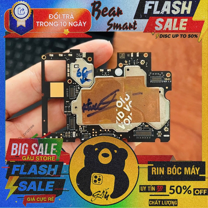 Main Xác Vsmart Live 4 Lấy Linh Kiện Sửa Chửa / Main Phế / Main Mất nguồn