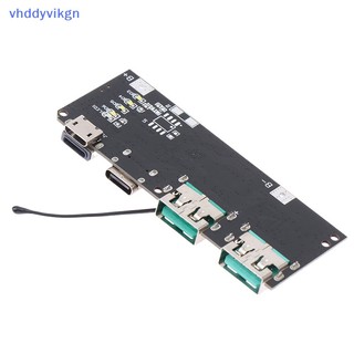 Bảng mạch sạc nhanh usb kép 5v 4.5a 22.5w micro / type-c / vdd qc4.0 qc3.0 led dual usb 5v 4.5a 22.5w micro / type-c chất lượng cao