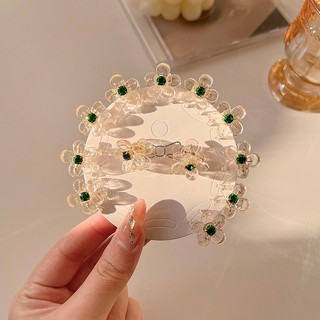 Kẹp Tóc Mini Hình Hoa Đính Đá Dễ Thương Cho Nữ