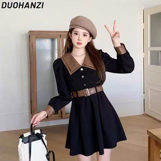 Đầm Đen Dáng Ôm Phong Cách Hepburn Trung Hoa Thời Trang Sang Trọng Cho Nữ