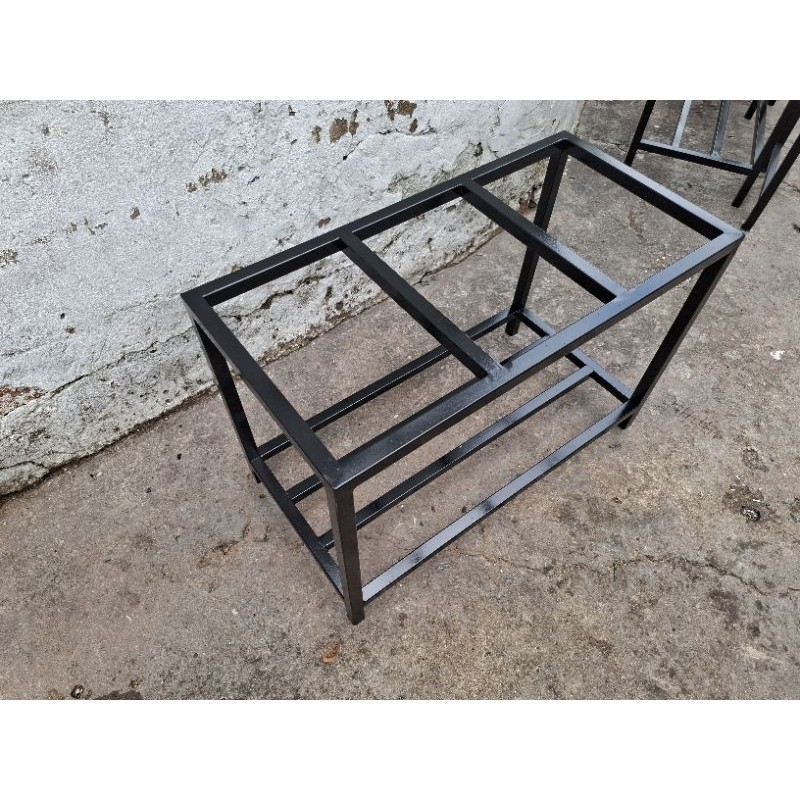 Chân kệ bể cá, kệ hồ cá hộp sắt mạ kẽm loại sắt dày hộp vuông 20*20