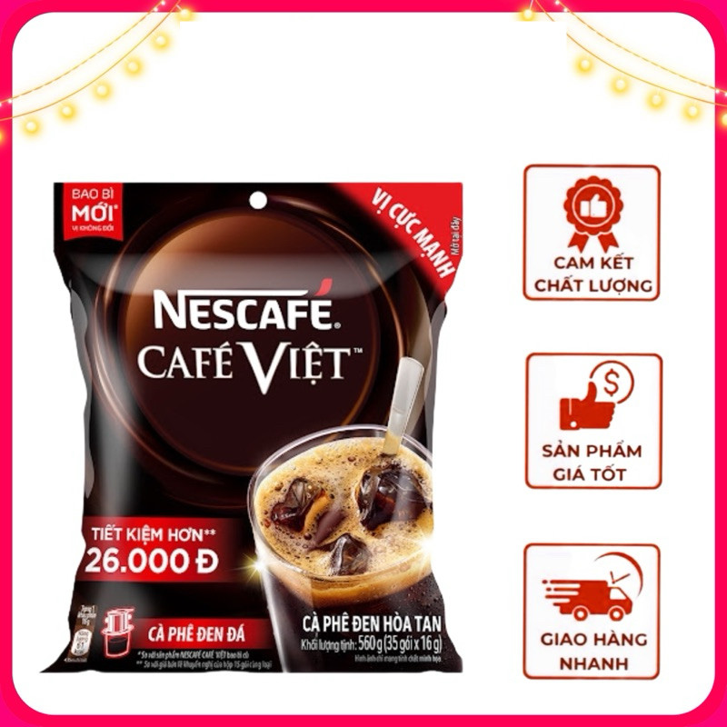 Nescafe Cafe Việt Nescafe Cafe (560g - 16g x 35 Gói) Coffee Cafe