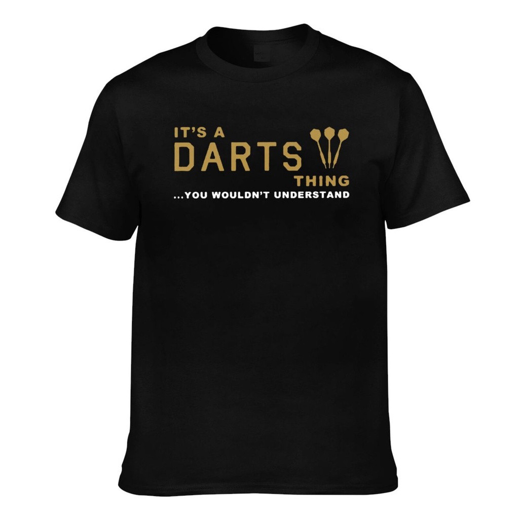 Top tee Darts Thing Taylor Van Gerwen Barney Áo thun Cotton nam