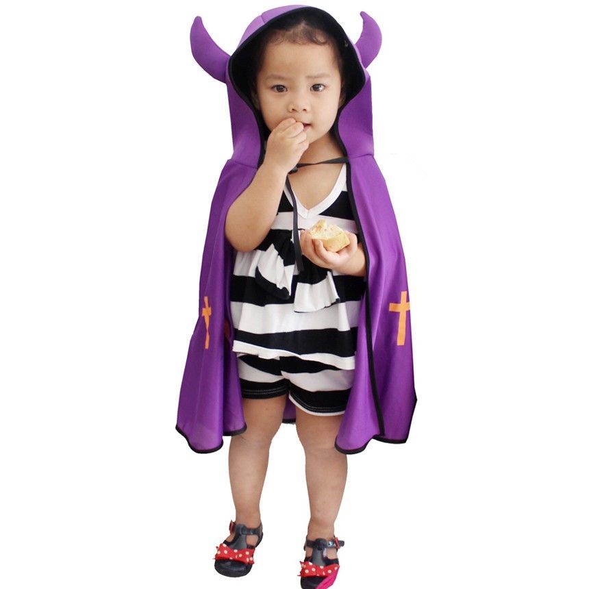 Áo Choàng Hóa Trang halloween Hình Bí Ngô Dành Cho Bé Trai Và Bé Gái