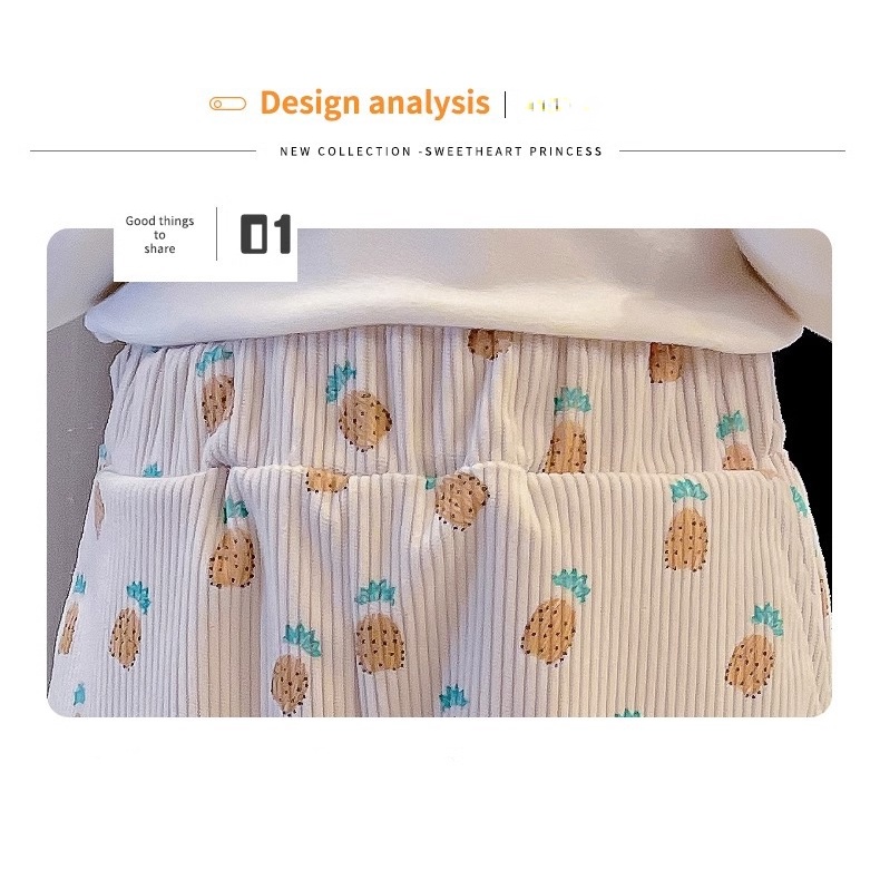 Quần Dài Dáng Rộng Cỡ Lớn 110-160cm In Họa Tiết Hoạt Hình Dễ Thương Thời Trang Thu Đông Cho Bé Trai / Gái