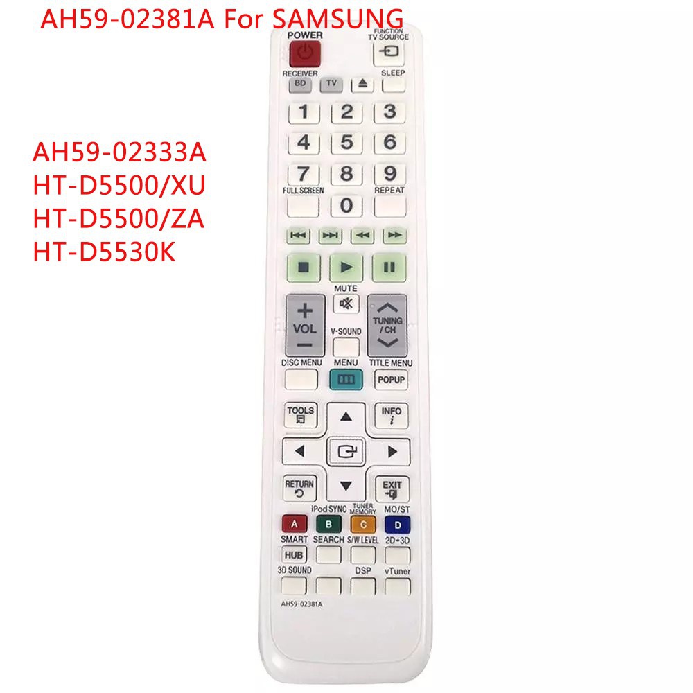 Điều Khiển Từ Xa Mới AH59-02381A Dành Cho SAMSUNG AH59-02333A HT-D5500 / XU HT-D5500 / ZA HT-D5530K 