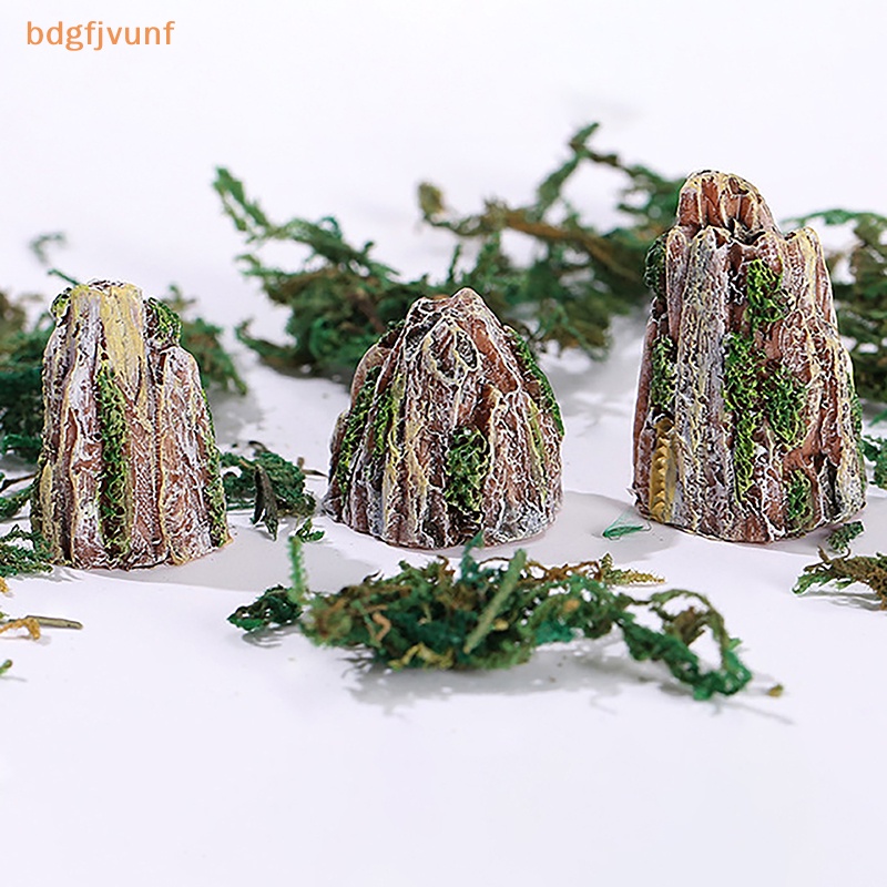 Mô Hình Ngọn Núi mini Bằng Nhựa resin Tự Nhiên Trang Trí Sân Vườn vn