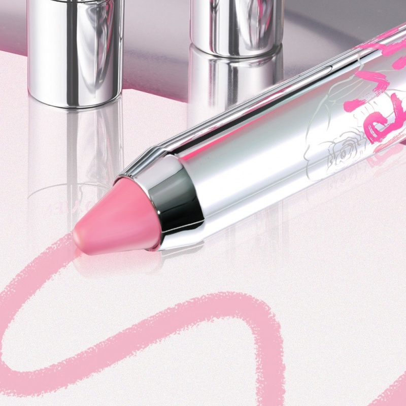 Neiyou Phấn Má Hồng Dạng Thỏi Màu Tím Bắt Sáng