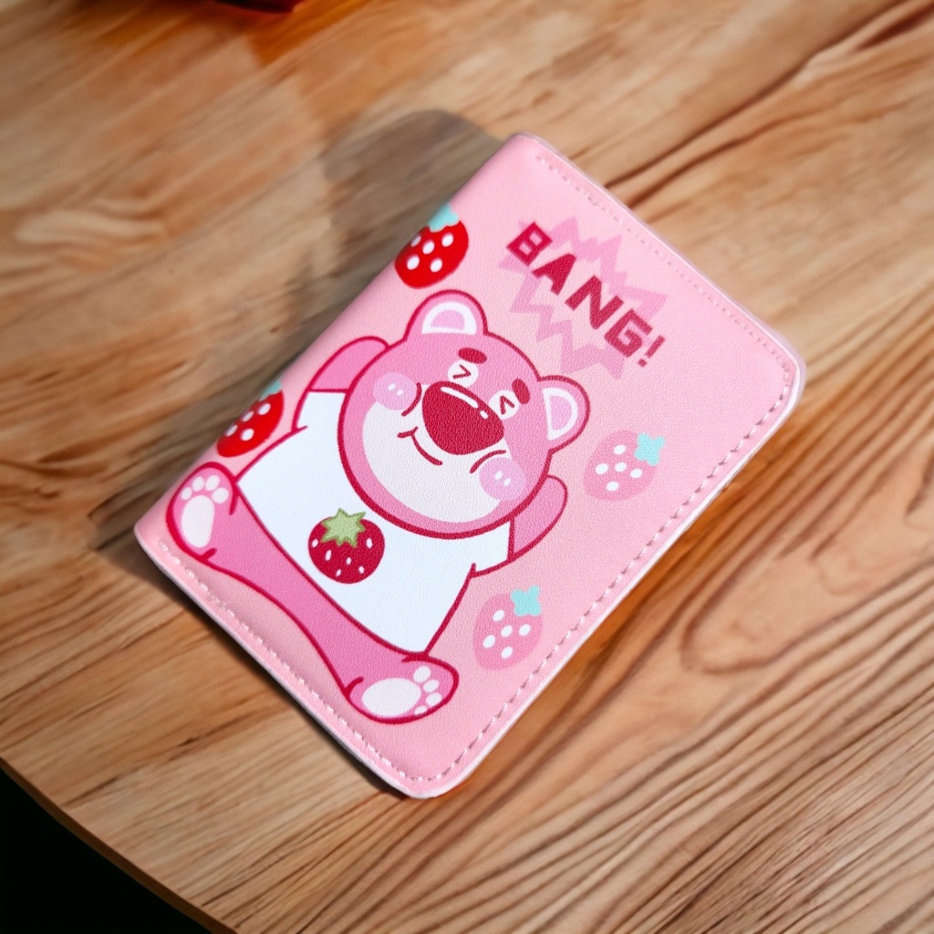 Ví Da PU Mini Cầm Tay Họa Tiết Cô Gái Nhật Bản Xinh Xắn Nhiều Ngăn Có Khóa Kéo Bóp Nữ Cute Hot Trend Dễ Thương