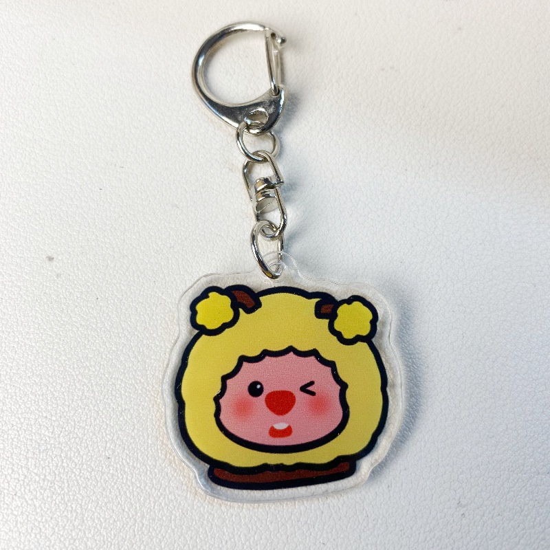 Móc Chìa Khóa Bằng acrylic Hình ruby loopy Dễ Thương Sáng Tạo