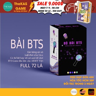 Bộ bài BTS 70 lá - luật chơi hấp dẫn - BTS GAMES - Board Games cực đỉnh dành cho ARMY