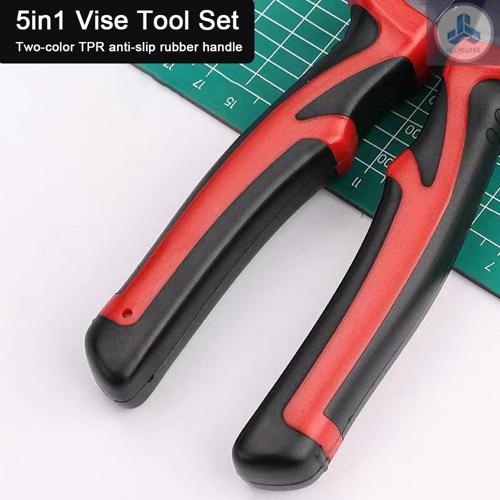 Bộ Kìm Cắt Dây Thép Đa Năng 5 Trong 1 Cho elect tolo-9.3