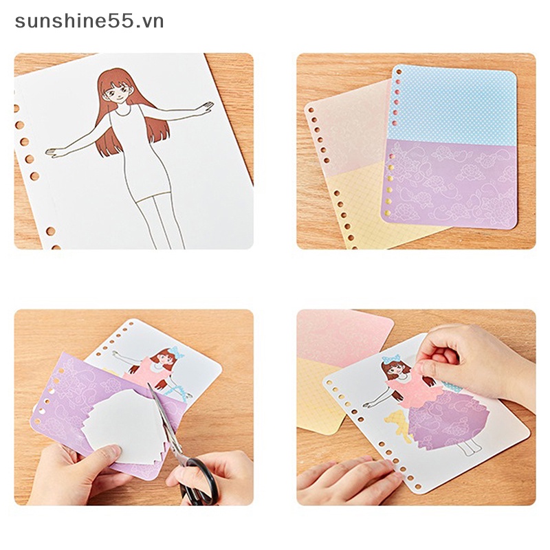 Sunshine Bộ Đồ Chơi Hình Dán Công Chúa Phép Thuật Thủ Công diy Giáo Dục Cho Bé Gái vn