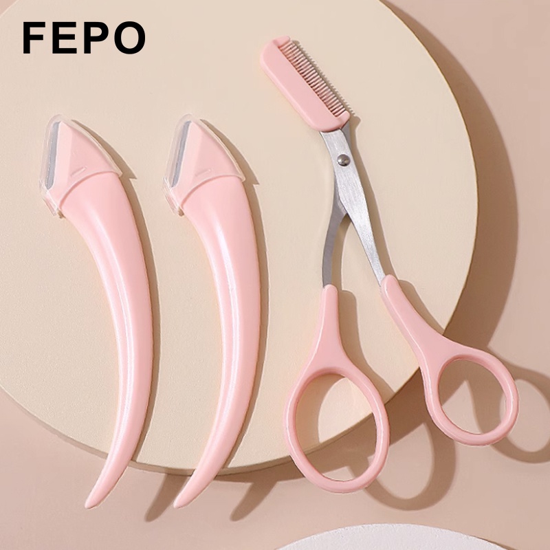 Tông đơ cắt lông mày FEPO kèm lưới bảo vệ tiện dụng cho người mới bắt đầu