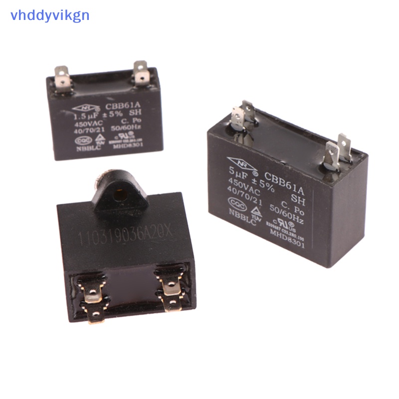 1 Tụ Điện Động Cơ Quạt cbb61 dip 4pin 1.5uf 2.0uf 2.5uf 3.0uf 3.5uf 4.0uf 5.0uf 6.0uf vn