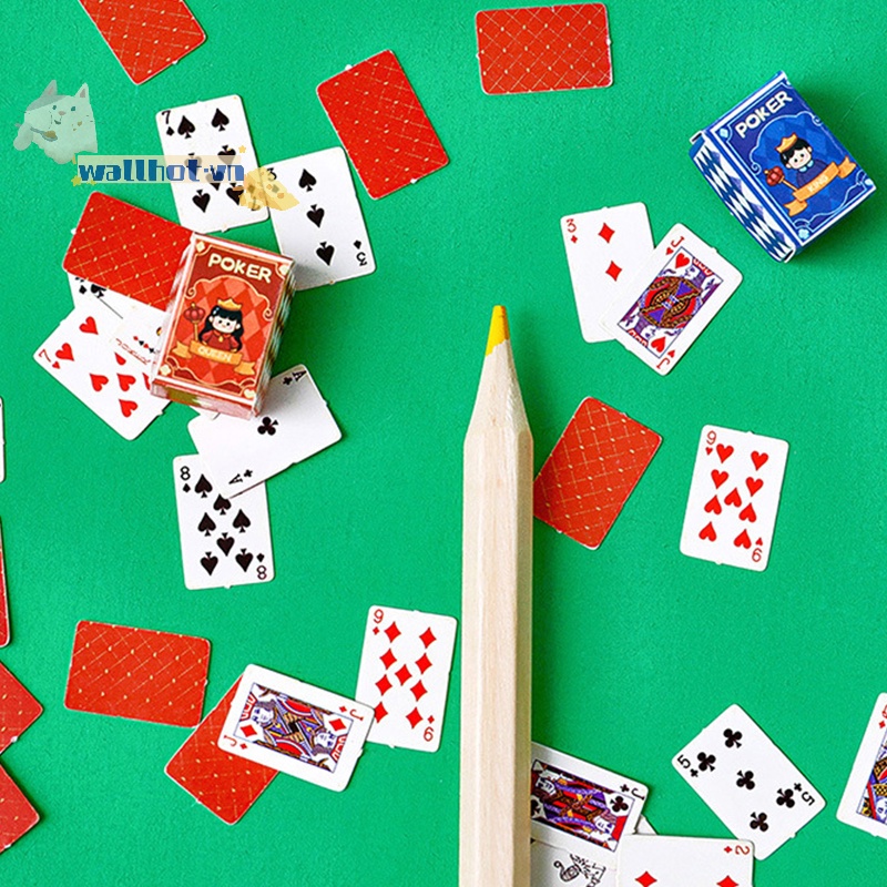 1 Bộ Bài poker mini Bỏ Túi Siêu Dễ Thương Sáng Tạo