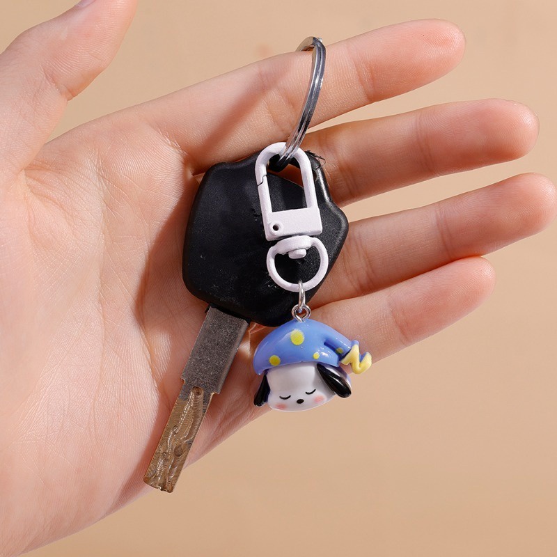 1 Móc Khóa Hình Con Chó Đang Ngủ Dễ Thương