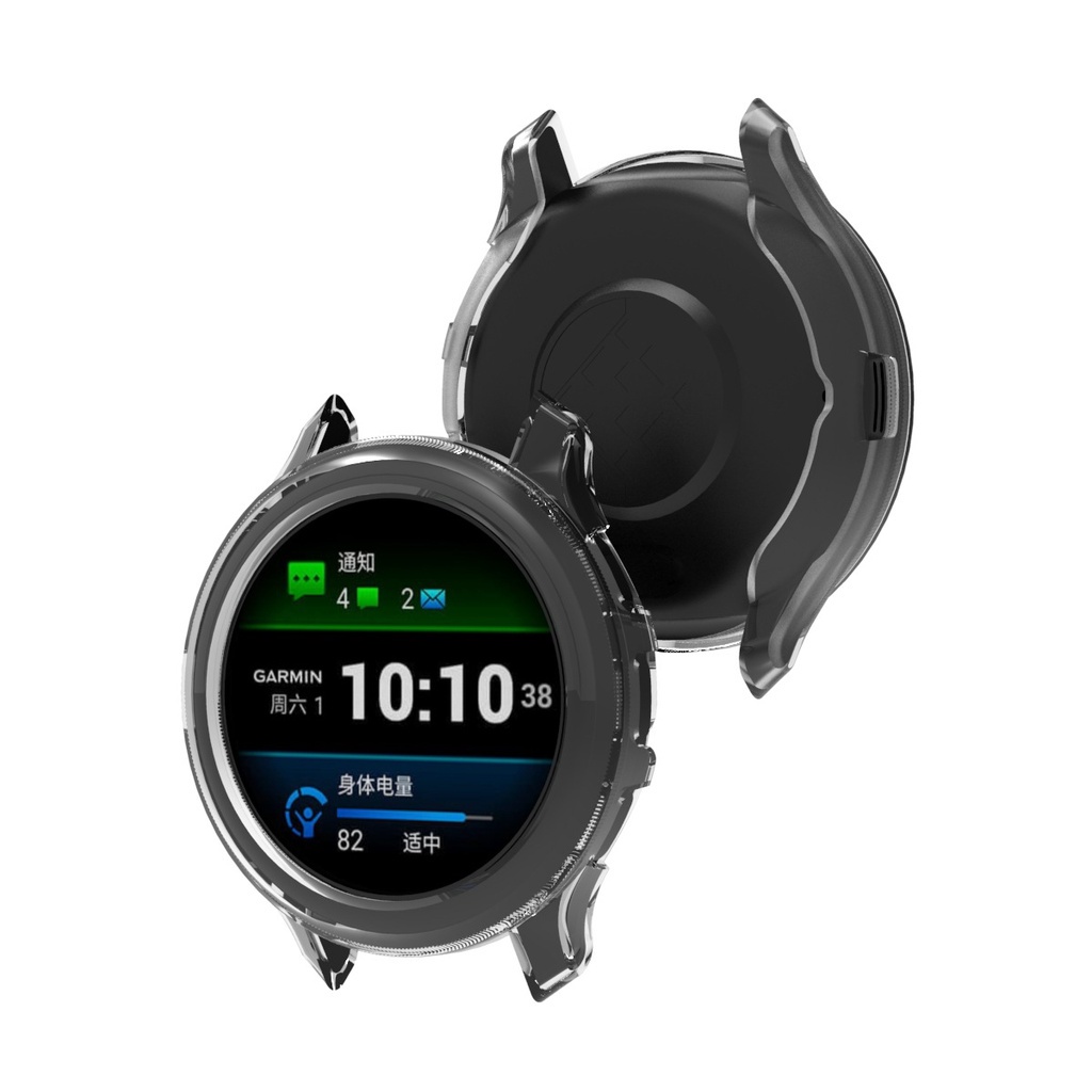 Ốp Bảo Vệ Mặt Đồng Hồ Thông Minh garmin venu 3 3s Bằng pc Cứng Kèm Kính Cường Lực Bảo Vệ Màn Hình