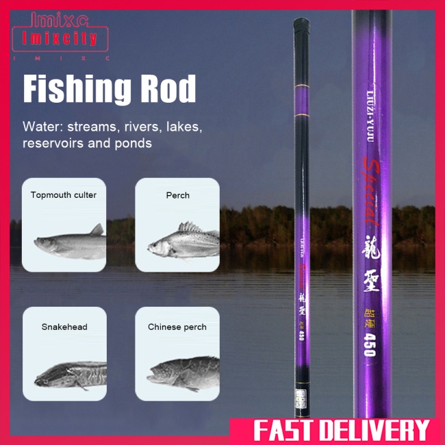 Imixcity Cần Câu Cá Tay Cầm Bằng Sợi Thủy Tinh