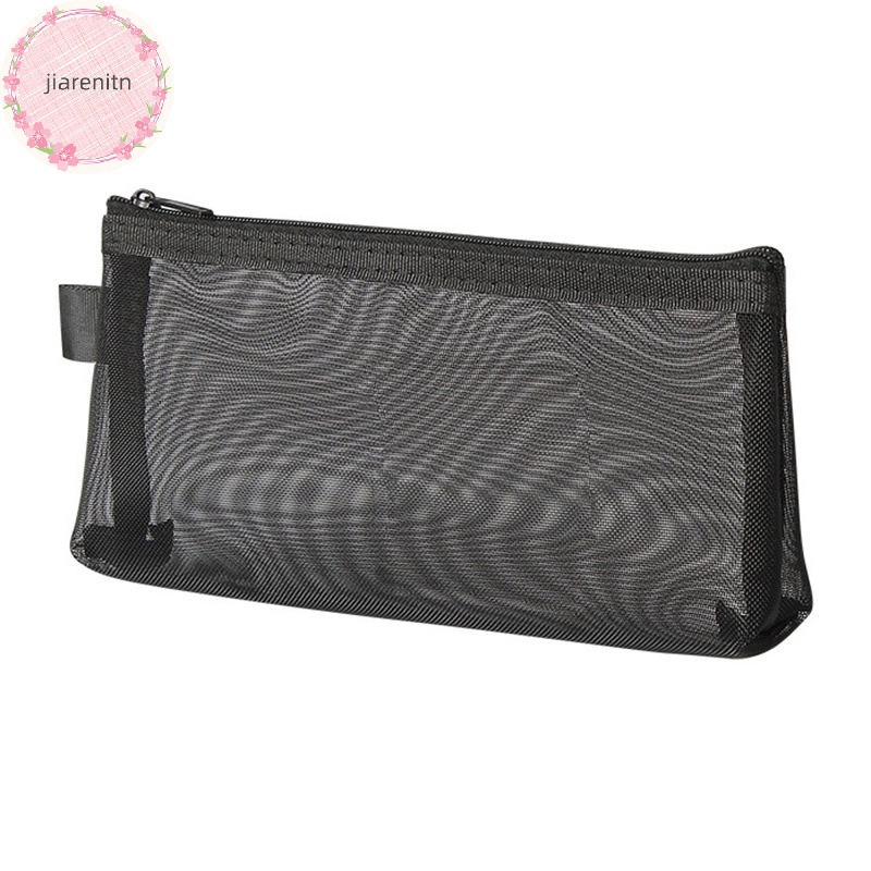 Jiarenitn Túi Đựng Bút Dạng Lưới Màu Trong Suốt Cho Học Sinh / Văn Phòng vn