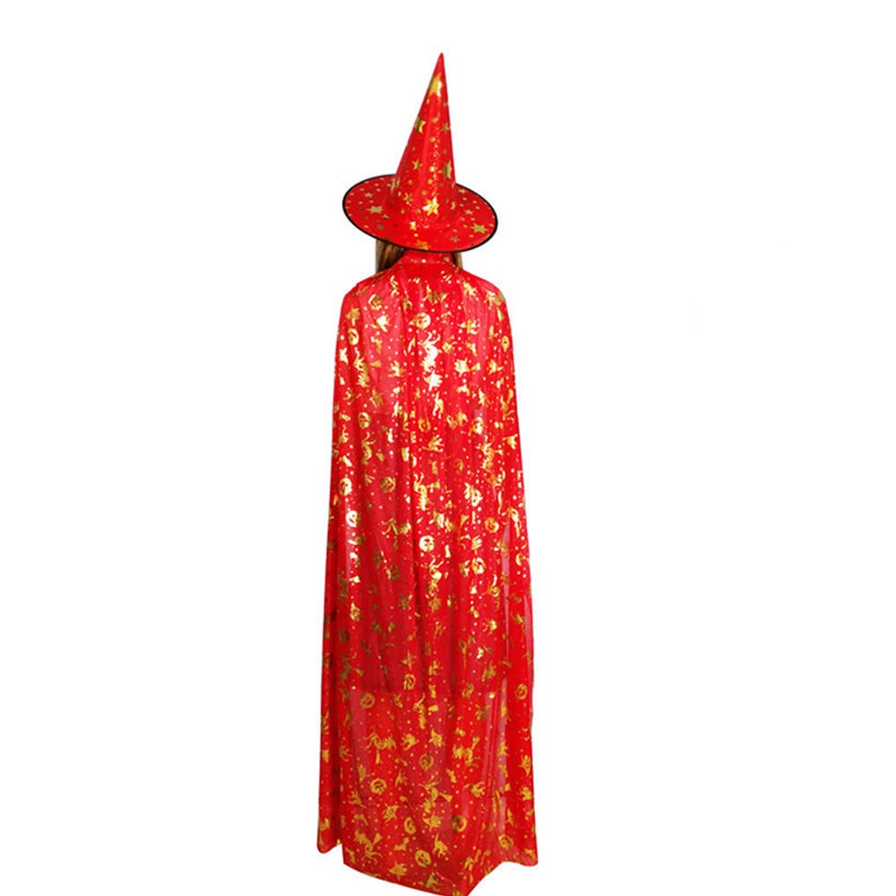 Áo Choàng Hóa Trang Phù Thủy halloween Cho Bé Trai Và Bé Gái