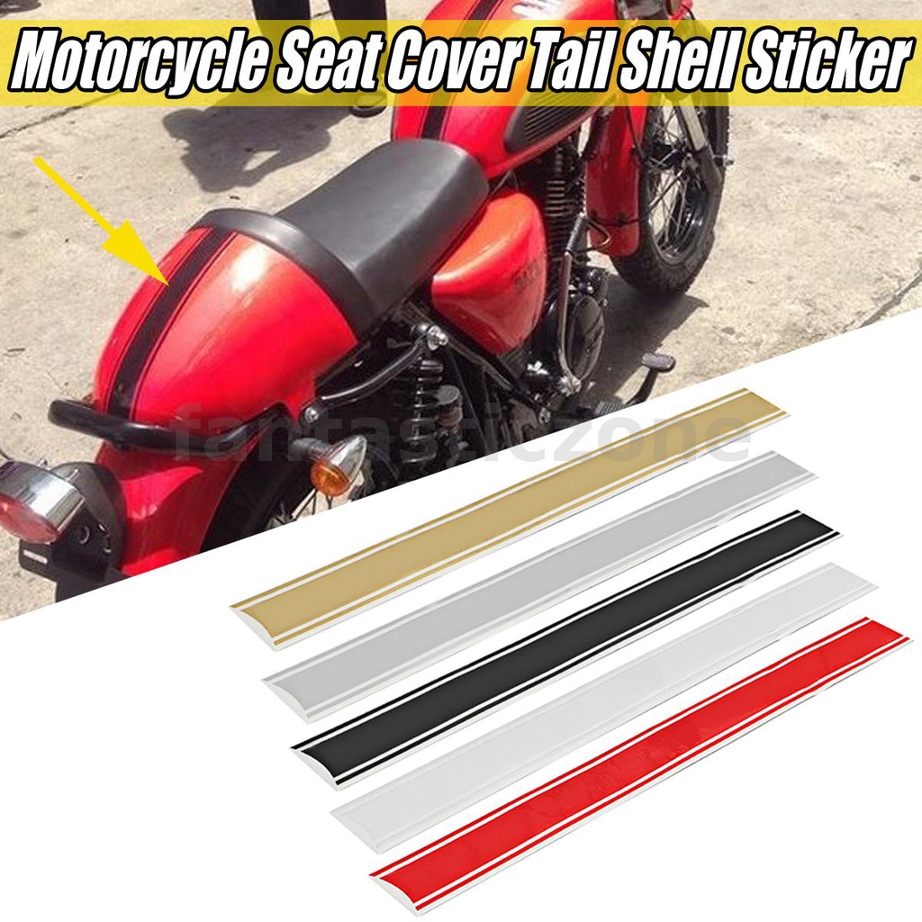 1 Miếng Dán Trang Trí Xe Máy Kẻ Sọc Phong Cách retro Độc Đáo