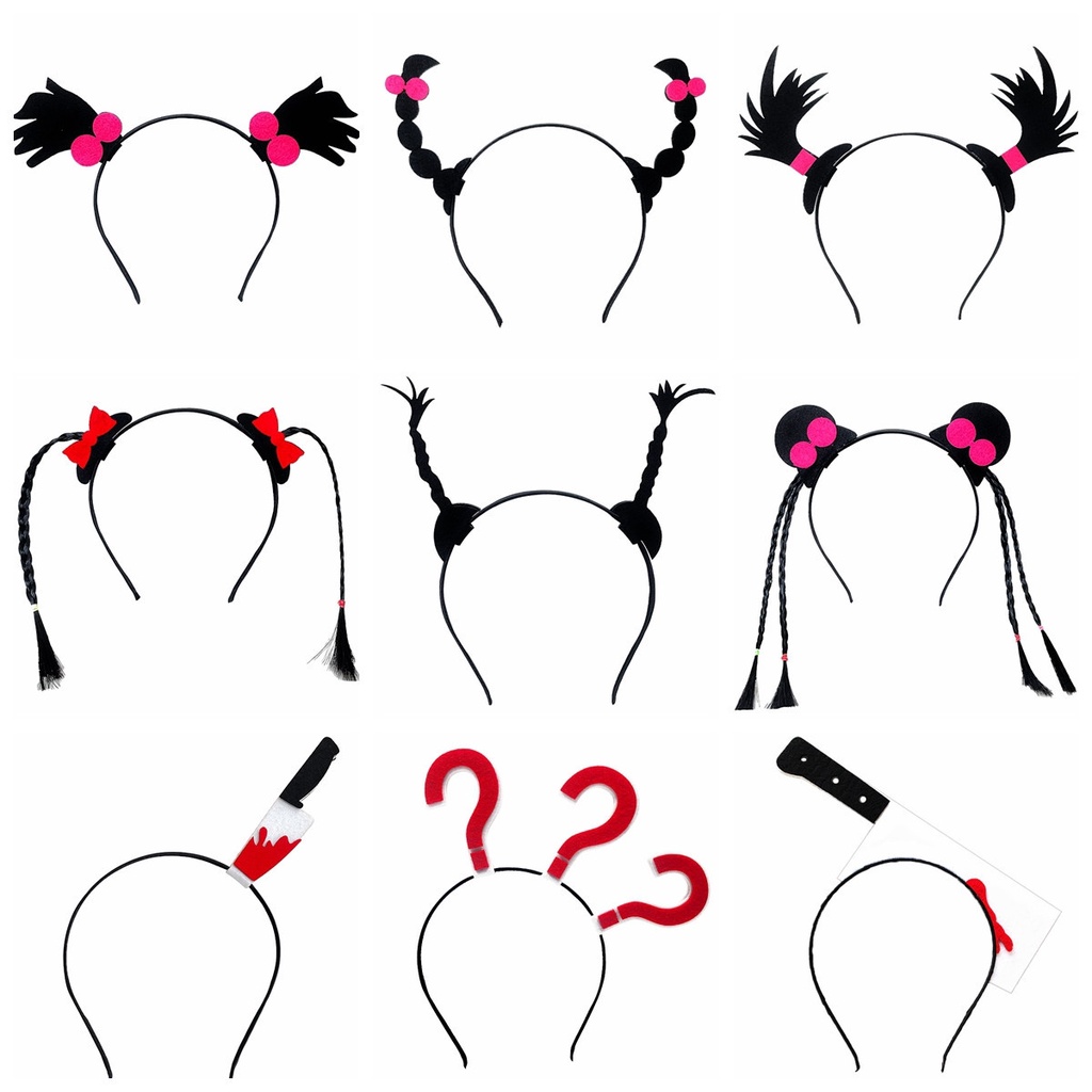 Kẹp Tóc Vải Nỉ Hình Cây Dao Độc Đáo Vui Nhộn Năm 2023