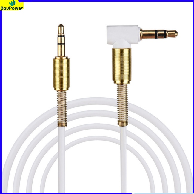 Dây Cáp Âm Thanh Pe Đầu Cắm 3.5mm Sang Đầu Cắm 90 Độ° Dây Cáp Âm Thanh aux 1m / 3.28 inch Dài 1m