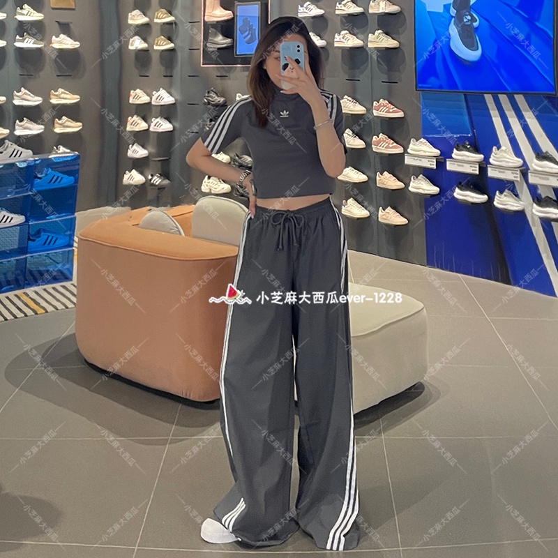 Áo Thun 100% adidas Chính Hãng Tay Ngắn Dáng Ôm Thêu logo iv9320iv9323 / 9321 / 9322