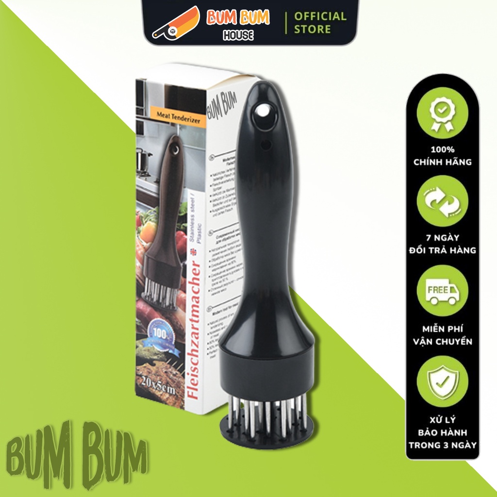 Dụng cụ xăm thịt nướng Bum Bum House siêu nhọn - Cây xăm bì heo cao cấp chính hãng chất liệu an toàn