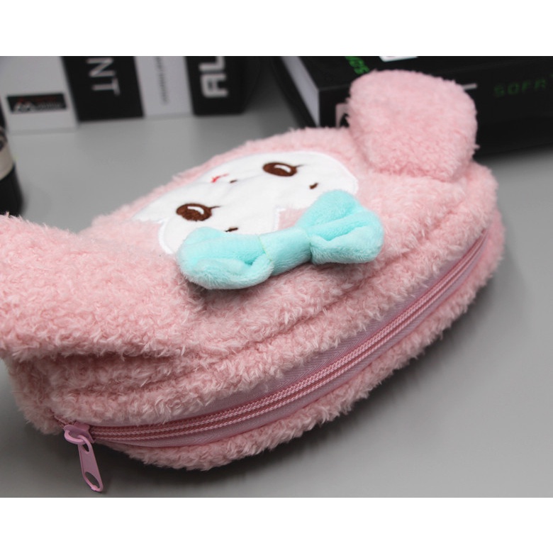 Sanrio Túi Đựng Bút Hình Thỏ melody / Cún melody / kirby kuromi Nhồi Bông Dễ Thương Ốp