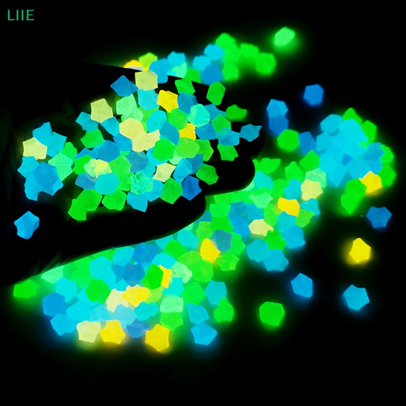 300 Viên Đá Dạ Quang Trang Trí Bể Cá / Sân Vườn