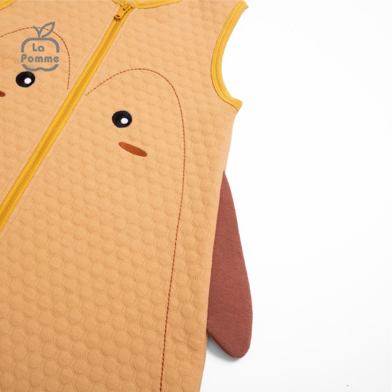 Túi ngủ Organic La Pomme sơ sinh chùm kín chân