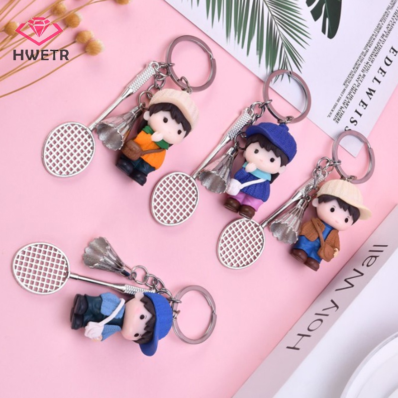 Móc Khóa Hình Quả Cầu Lông mini Dễ Thương Mới